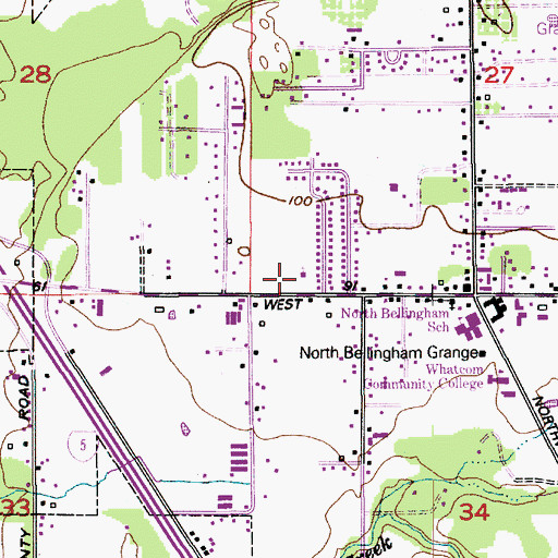 Topographic Map of Good Shepherd Community Church, WA