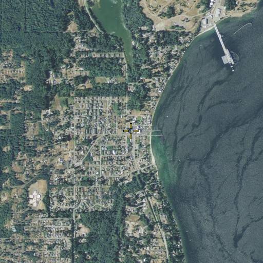 Aerial/Satellite Image of Manchester Library, WA