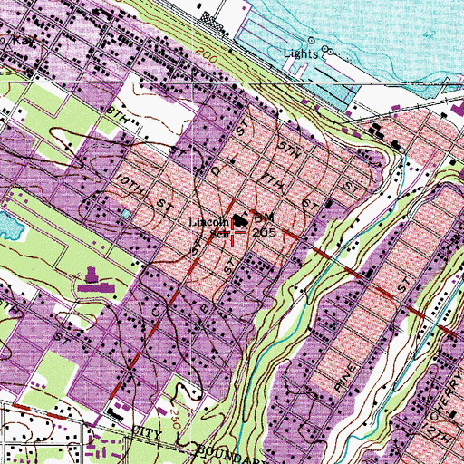Topographic Map of Clallam County Museum and Resource Center, WA