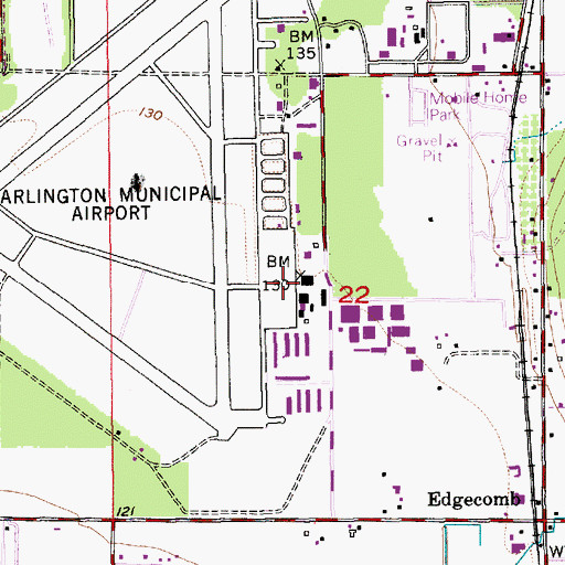 Topographic Map of Air Station Museum, WA