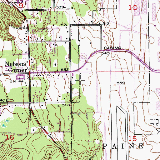 Topographic Map of Future of Flight Aviation Center, WA