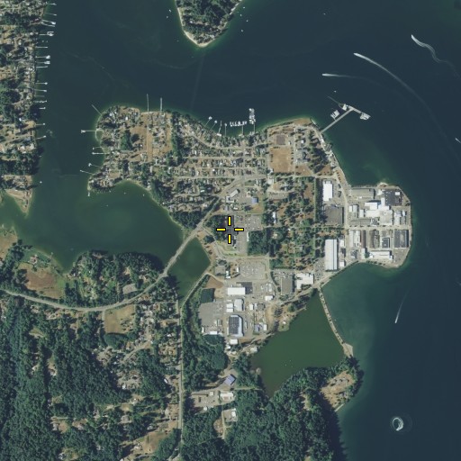 Aerial/Satellite Image of Naval Undersea Museum, WA