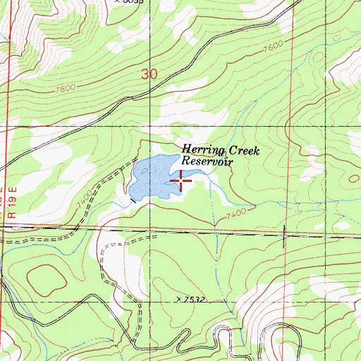 Topographic Map of Hammill Canyon, CA