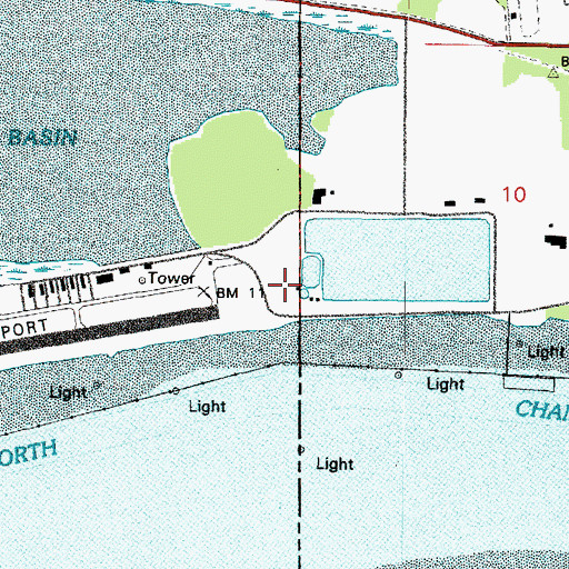 Topographic Map of Hoquiam Wastewater Treatment Plant, WA