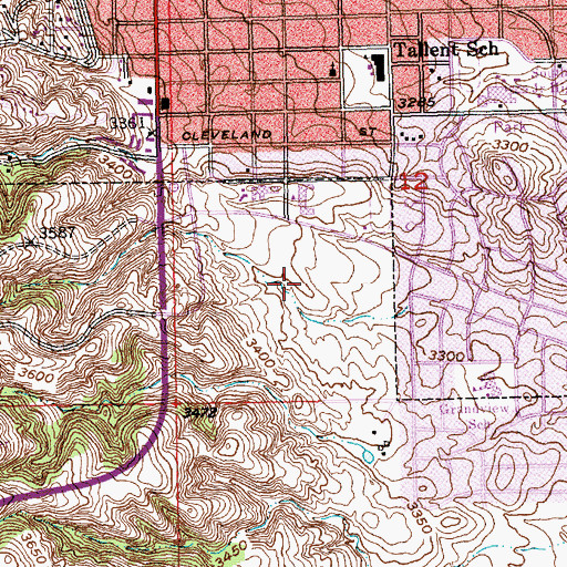 Topographic Map of Black Hills Rehabilitation Hospital, SD