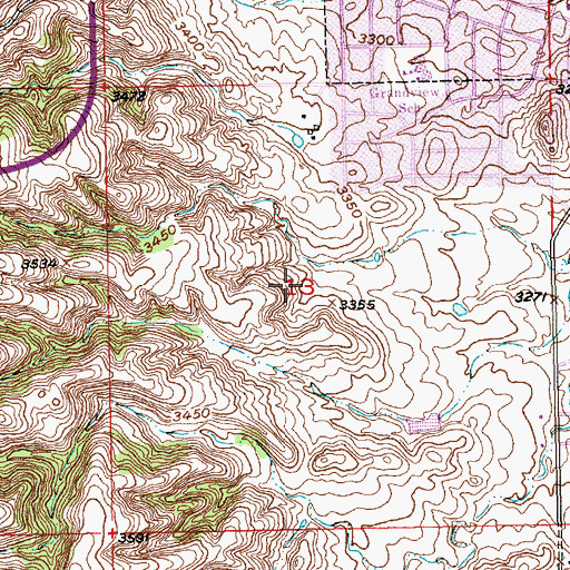 Topographic Map of Black Hills Surgery Center, SD