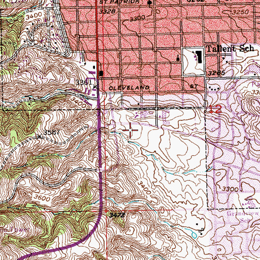 Topographic Map of Same Day Surgery Center, SD