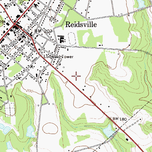 Topographic Map of Optim Medical Center Tattnall, GA