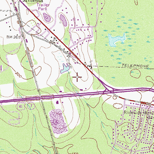 Topographic Map of Smith Northview Hospital, GA