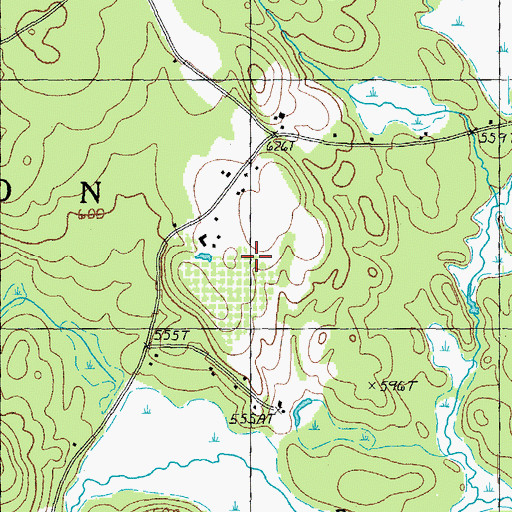 Topographic Map of Meadow Ledge Farm, NH