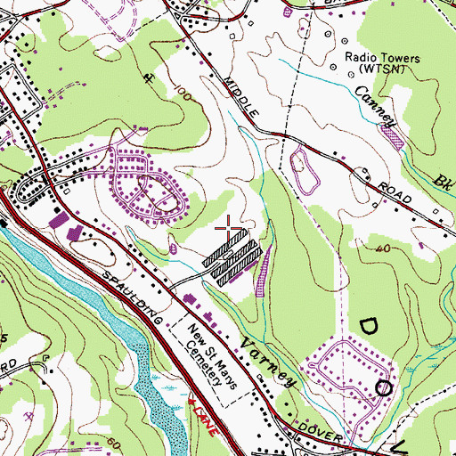 Topographic Map of Thornwood Orchard, NH