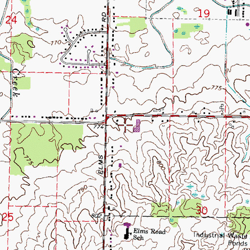 Topographic Map of More Life Tabernacle Church, MI