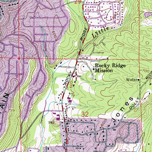 Topographic Map of Saint Matthew's Traditional Episcopal Church, AL