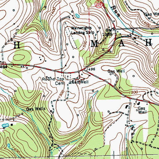 Topographic Map of Stiteler Farms, PA