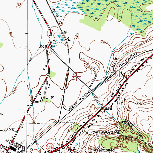 Topographic Map of Life in Christ Family Church, NY