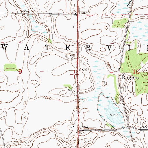 Topographic Map of United Brethren Church (historical), MN