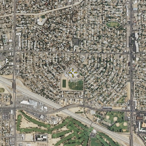 Aerial/Satellite Image of Grant Middle School, NM