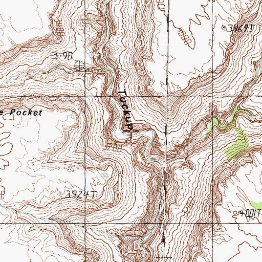Topographic Map of Conglomerate Arch, AZ