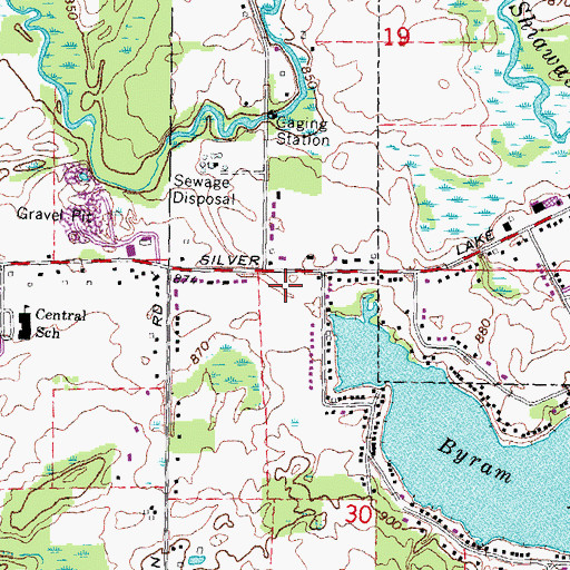 Topographic Map of Linden Family Medicine, MI