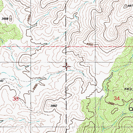 Topographic Map of Papago Well Trailhead, AZ