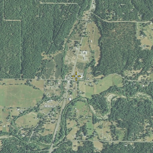 Aerial/Satellite Image of Selma Census Designated Place, OR