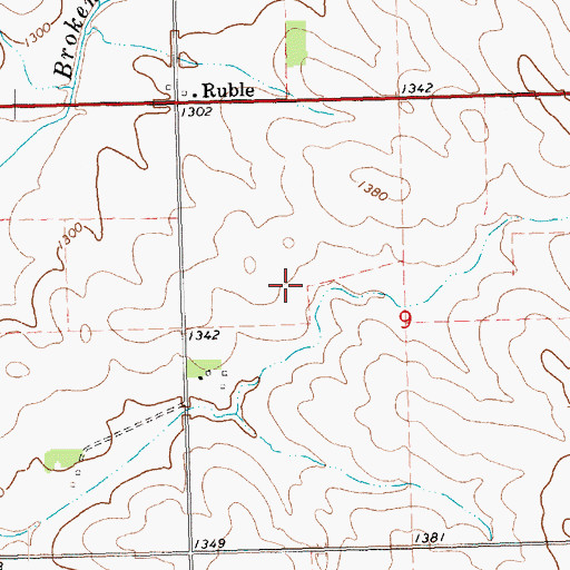 Topographic Map of Winter Feedlot, IA