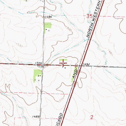 Topographic Map of Zylstra Feedlot, IA
