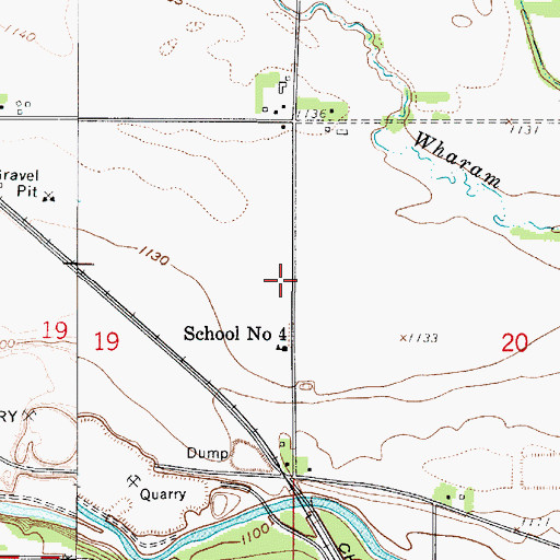 Topographic Map of Mason City Quarry, IA