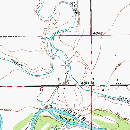Topographic Map of Horton Feedlot, CO