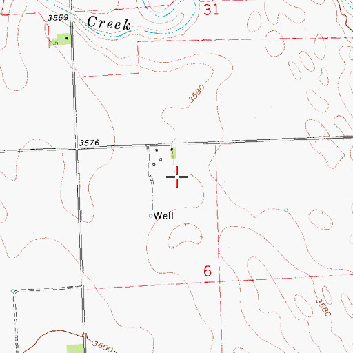Topographic Map of Kramer Feedlot, CO