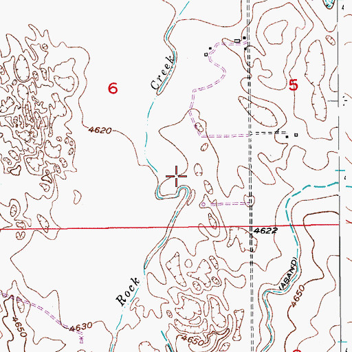 Topographic Map of Magnum Feedyard, CO