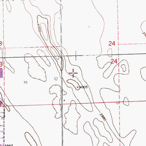 Topographic Map of Yuma Feedlot, CO