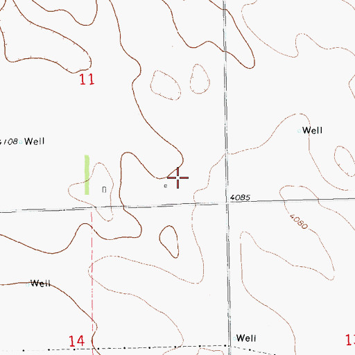 Topographic Map of Unger Feedyard, CO