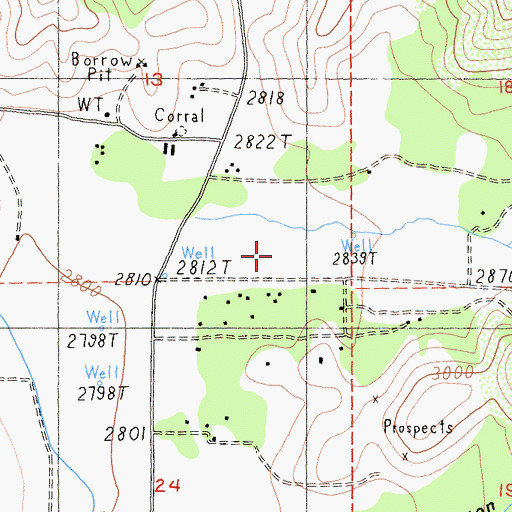 Topographic Map of Heartstrand Gulch, CA