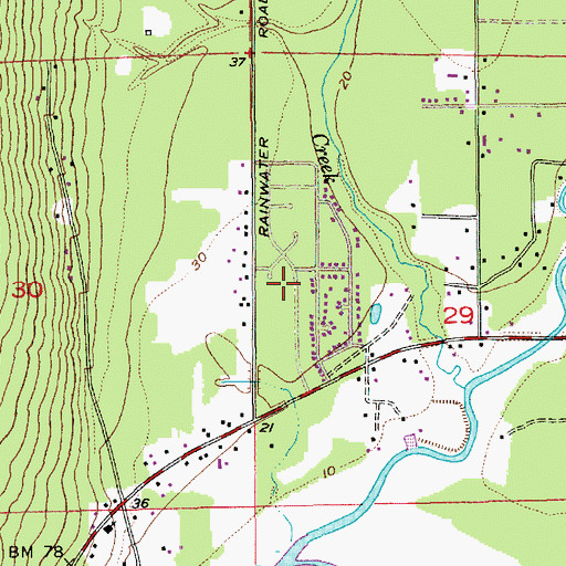 Topographic Map of Marysville West, WA