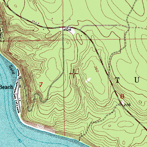Topographic Map of Spee-Bi-Dah, WA