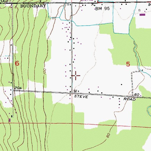 Topographic Map of Stimson, WA