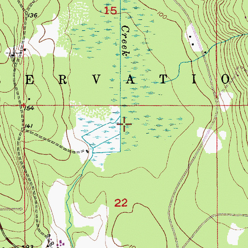 Topographic Map of Waterworks, WA