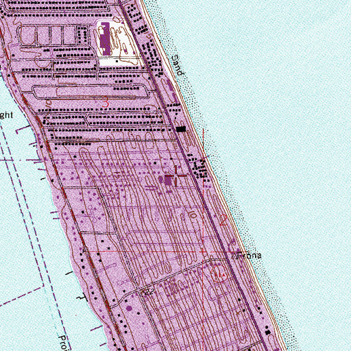 Topographic Map of Saint Brendan's Roman Catholic Church, FL