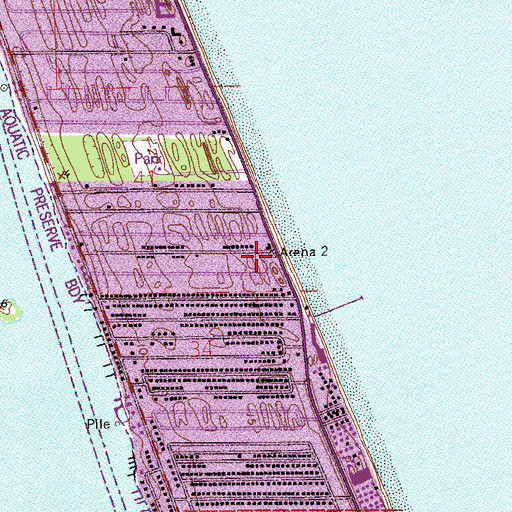 Topographic Map of Volusia County Fire Station 14, FL