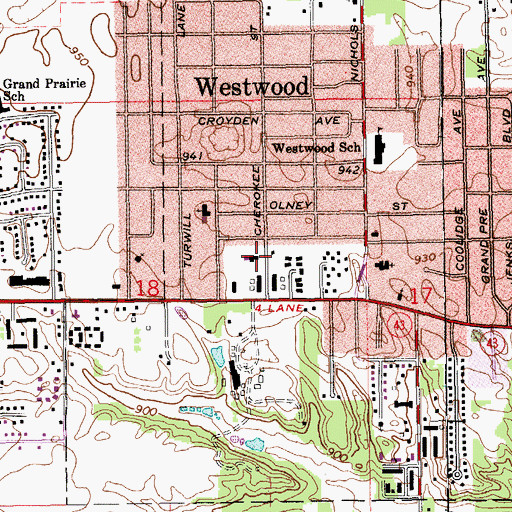 Topographic Map of Agape Christian Church, MI
