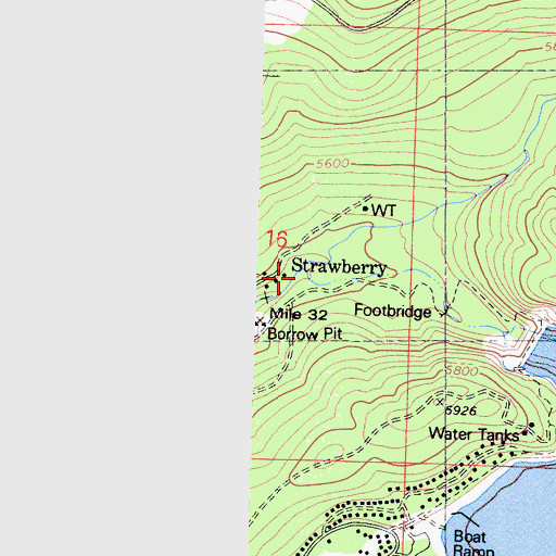 Topographic Map of Herring Creek, CA