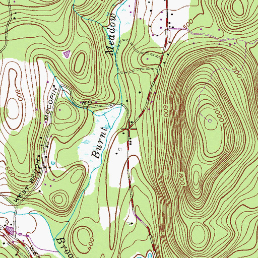 Topographic Map of Ringwood Volunteer Fire Company 1, NJ