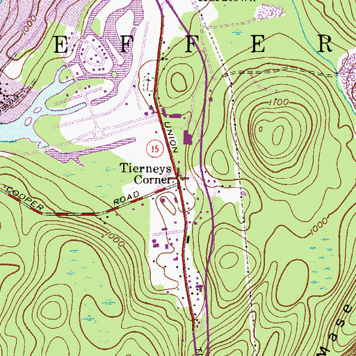 Topographic Map of Jefferson Township Fire Company 2, NJ