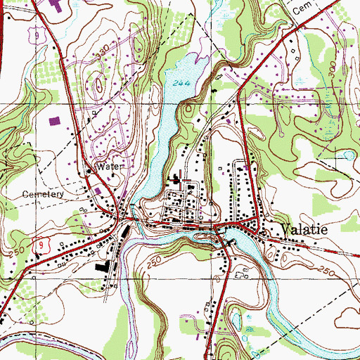 Topographic Map of Barnwell Nursing Home and Health Facilities, NY