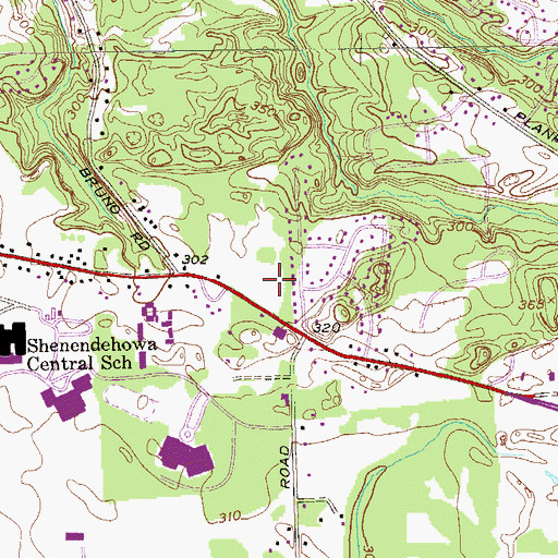 Topographic Map of Beacon Pointe Memory Care Assisted Living Center, NY