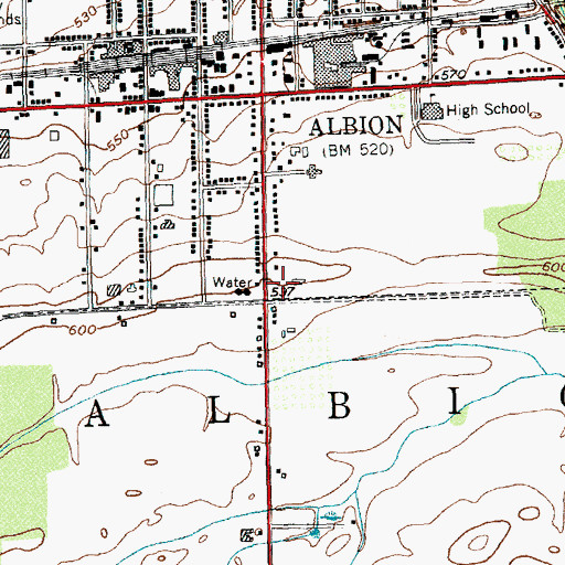 Topographic Map of Cloverhill Adult Home, NY