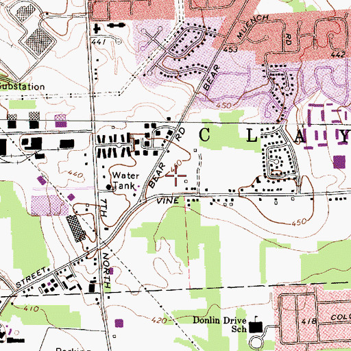 Topographic Map of Elderwood Health Care at Birchwood, NY