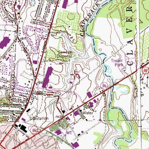 Topographic Map of Greenport Manor Assisted Living Center, NY