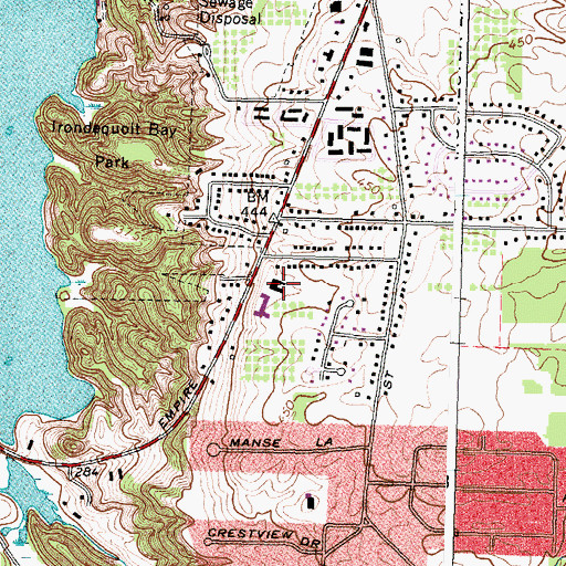 Topographic Map of Hill Haven Nursing Home, NY